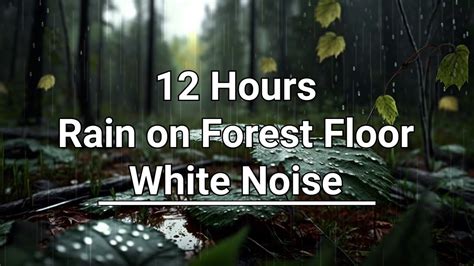 white noise rain